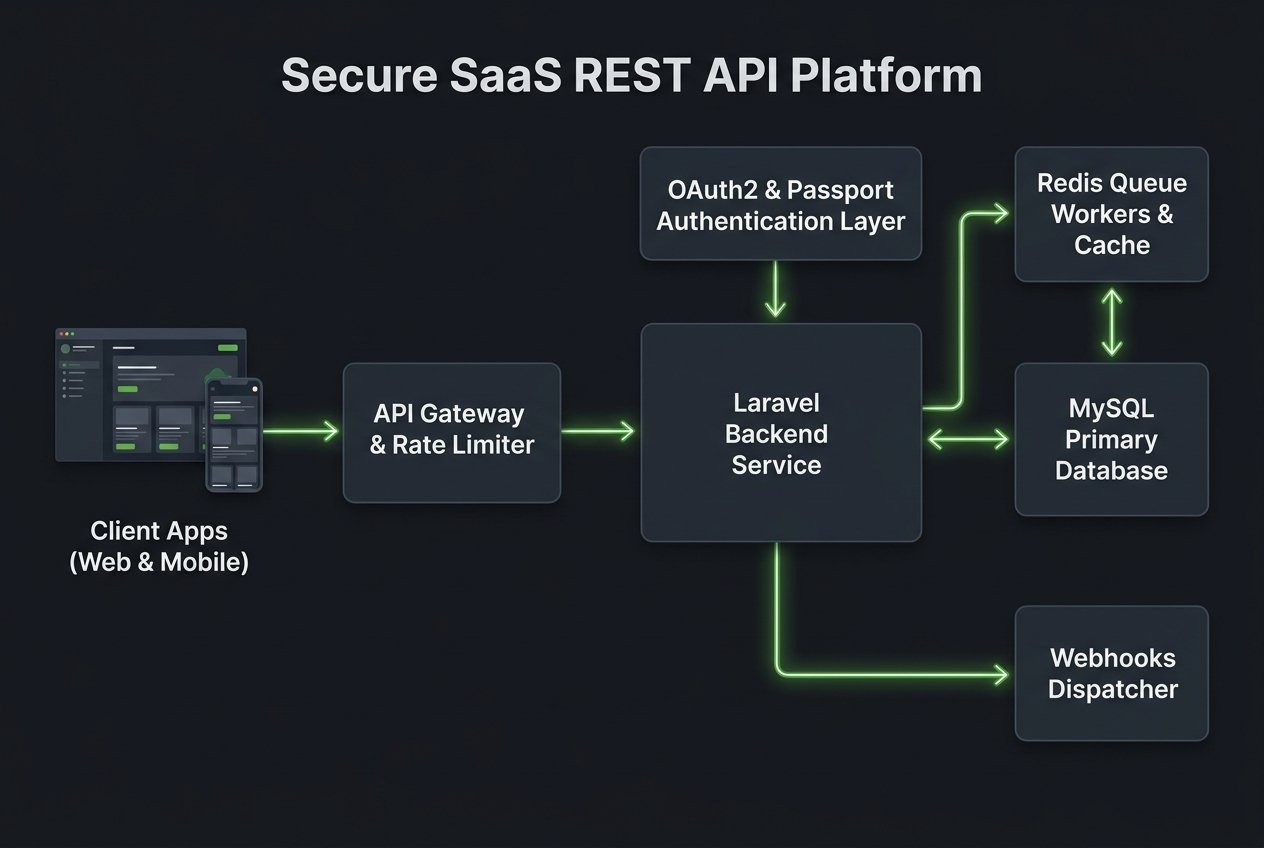 Secure SaaS REST API Architecture
